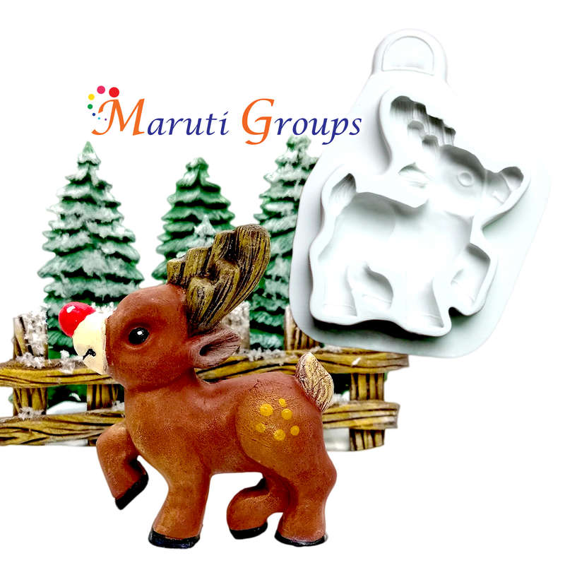 Christmas - Reindeer Silicone Mould
