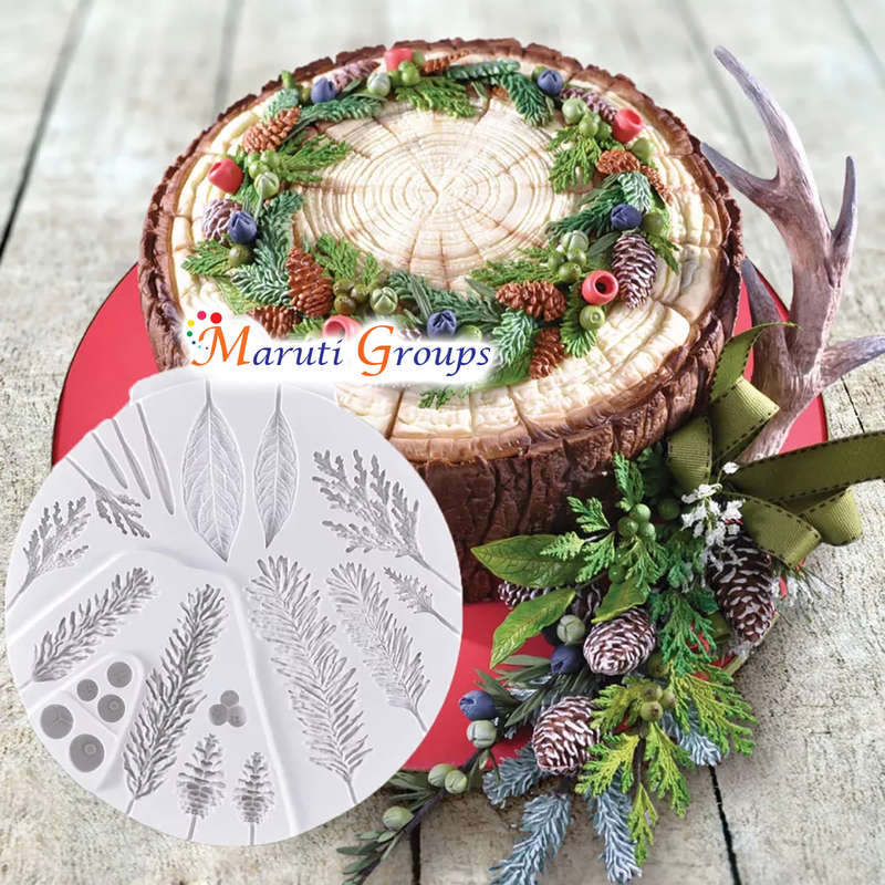 Flower Pro Winter Foliage Silicone Mould