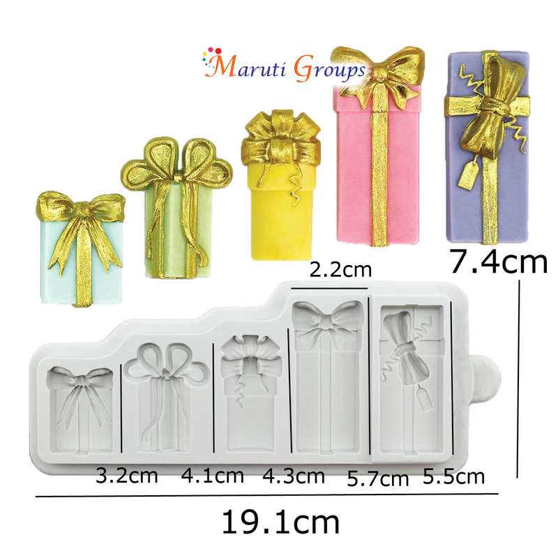 Christmas - Gift Boxes Silicone Mould
