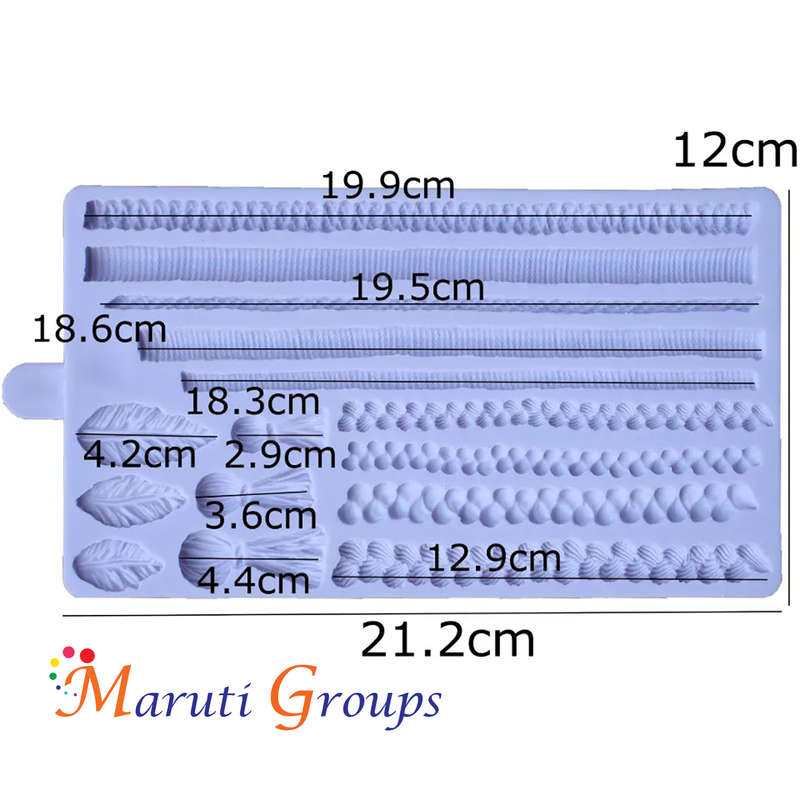 Hemp Rope Silicone Mould - Crafts, Woven Texture / Macrame