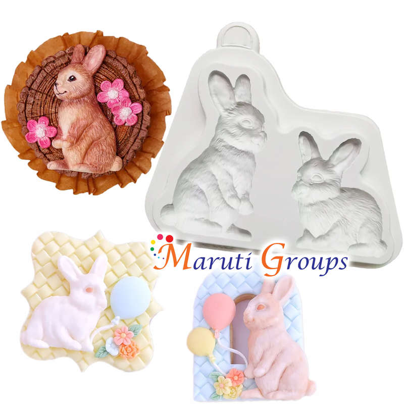 Easter - Rabbit  Silicone Mould
