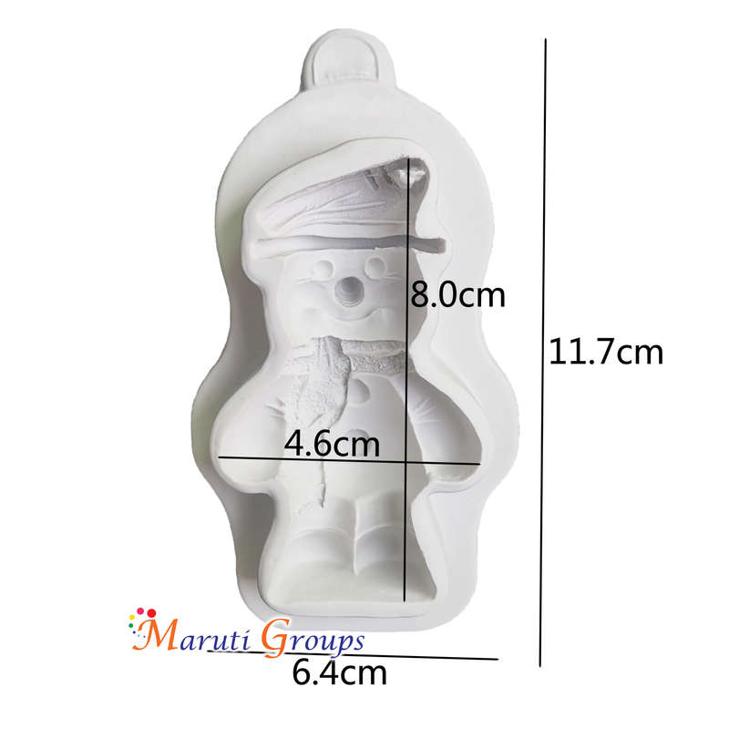 Christmas - Snowman Silicone Mould