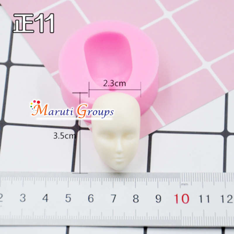 Human Face/ Doll Face Silicone Mould - Type 11