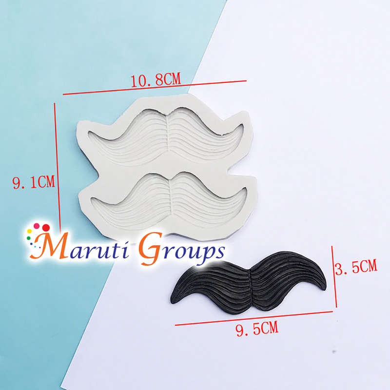 Gentleman Dress Up - Mustache Silicone Mould