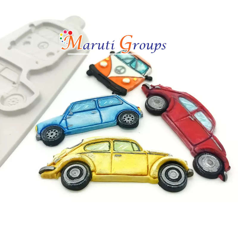 Old cars - Vw, Mini cooper , Beetle Silicone Mould