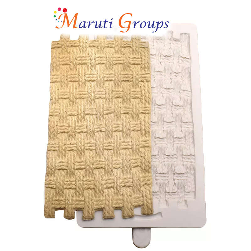 Rustic Weave Basket  Silicone mould