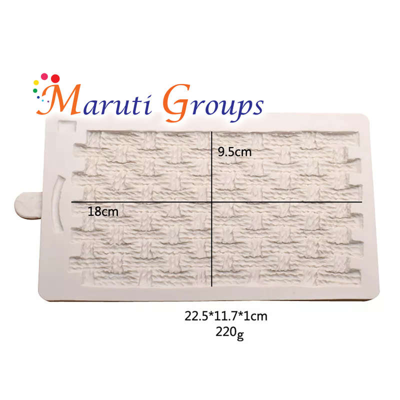 Rustic Weave Basket  Silicone mould
