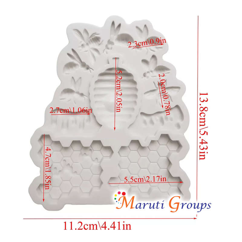 Bee Honeycomb  Silicone Mould