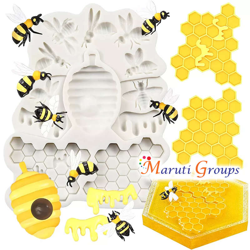 Bee Honeycomb  Silicone Mould