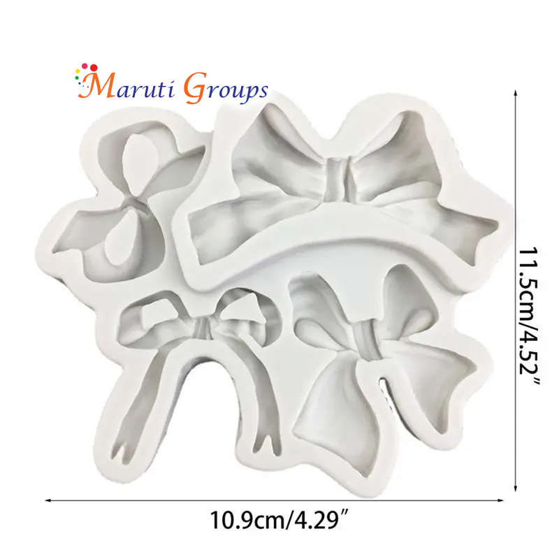 Bow Drape Border Silicone Mould