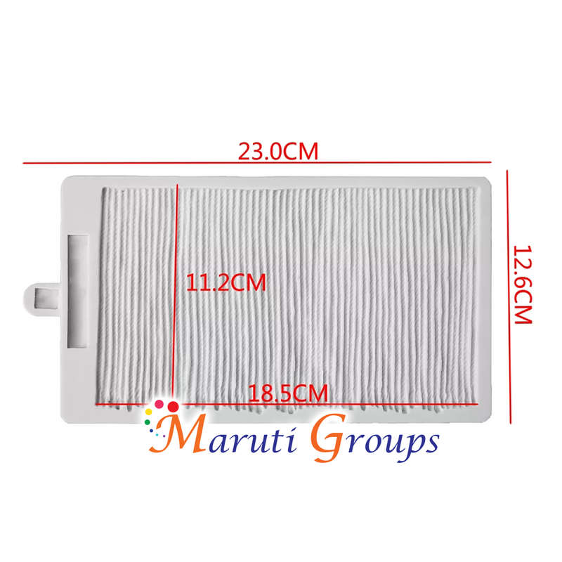 Knitted Fringe Silicone Mould