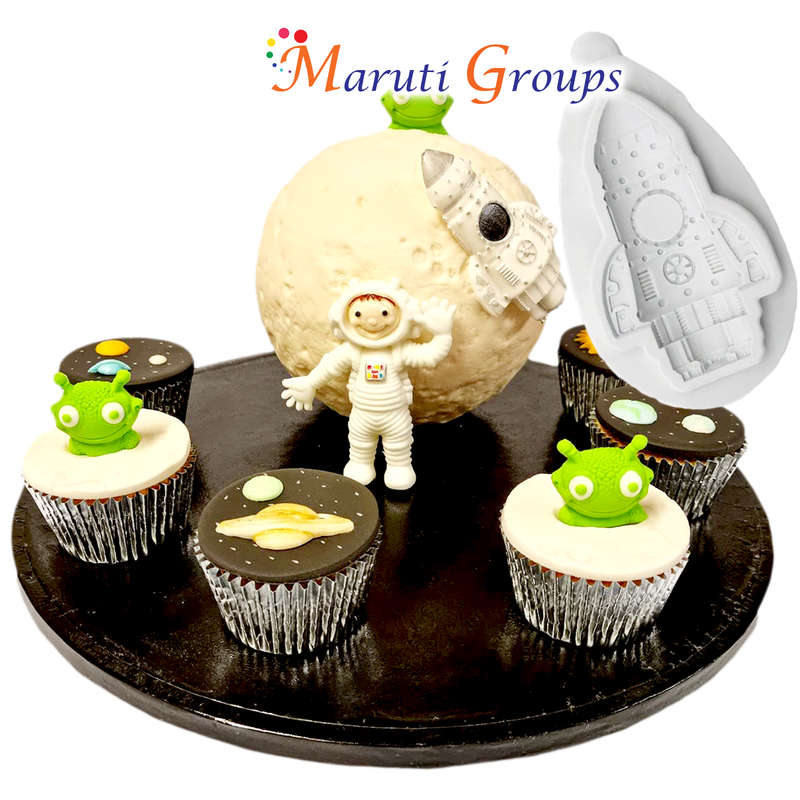 Space Ship , Rocket Silicone Mould