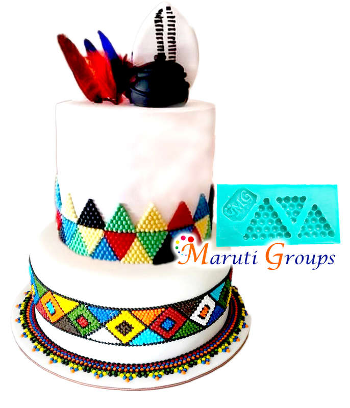 Traditional African Beads - Set Silicone Mould