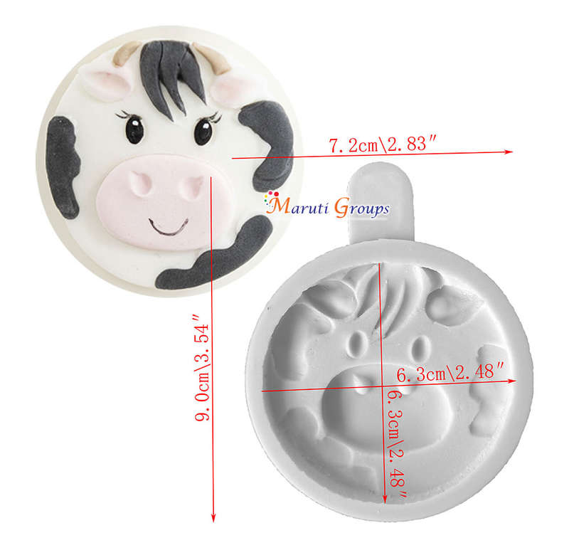Cow Farm Animals Silicone Mould