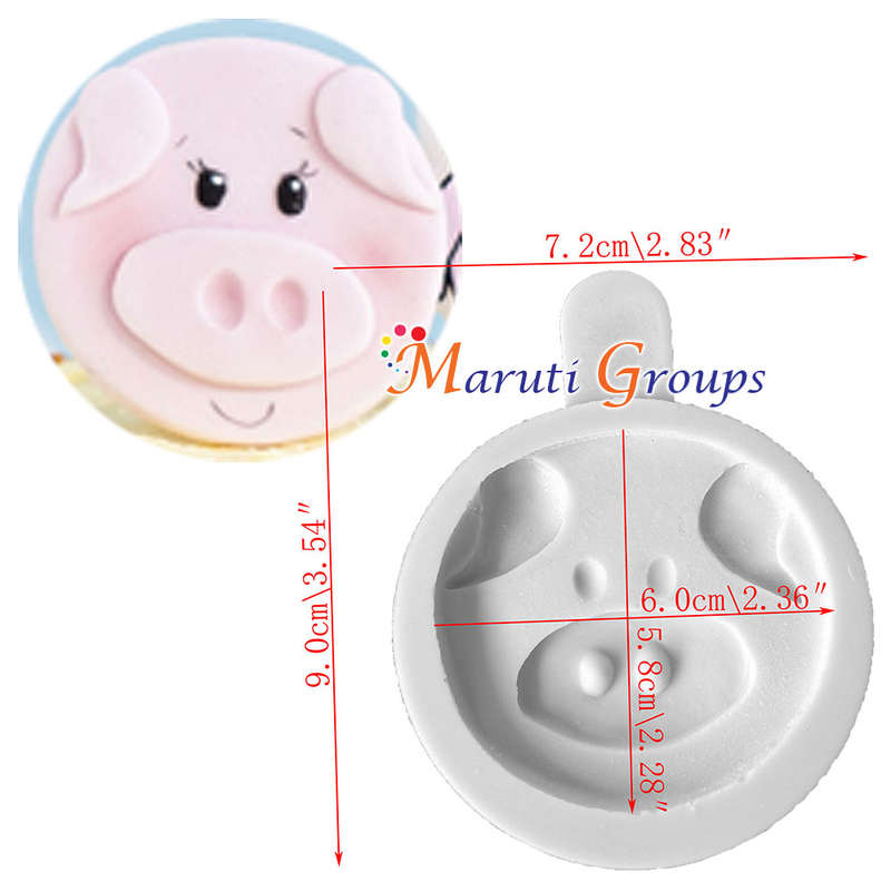 Pig Farm Animals Silicone Mould