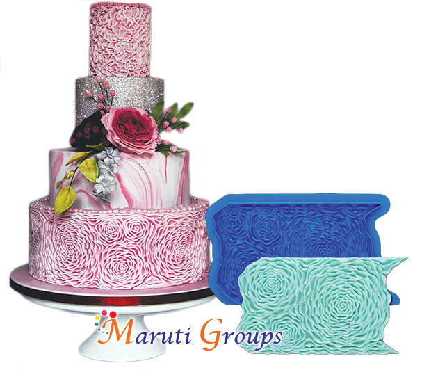 Rosette Ruffle Silicone mould
