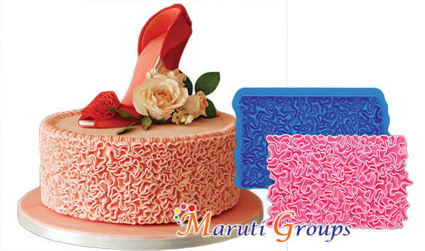 Scrunch Ruffle Silicone mould