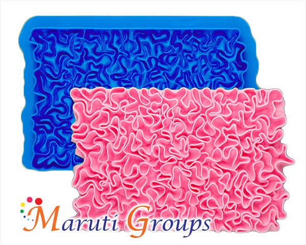 Scrunch Ruffle Silicone mould
