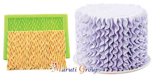 Wave Ruffle Silicone Mould