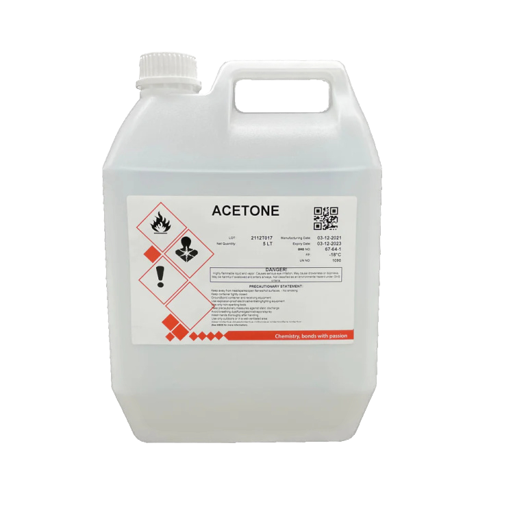 Acetone 99.9% Technical Grade 5L