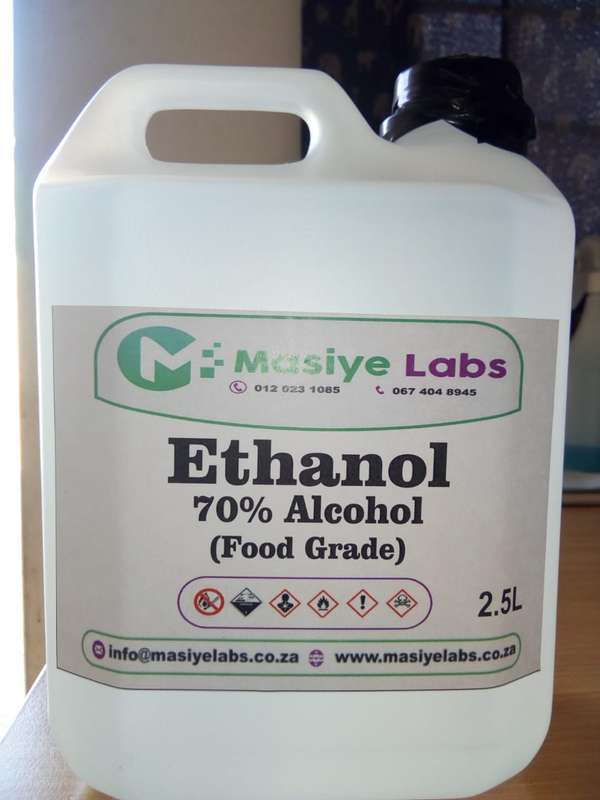 Ethanol Alcohol Food Grade, 70%  2.5L