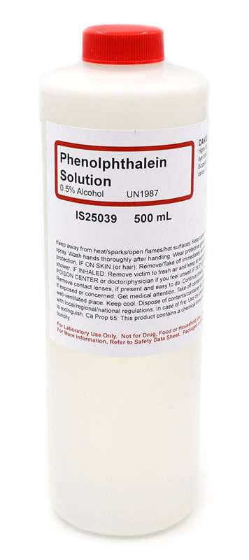 Phenolphthalein Indicator 500ml  AR