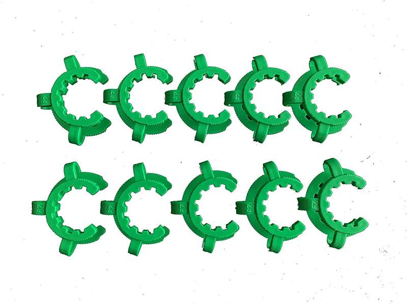 Keck Clip for Conical Joint POM KC NS24 Green