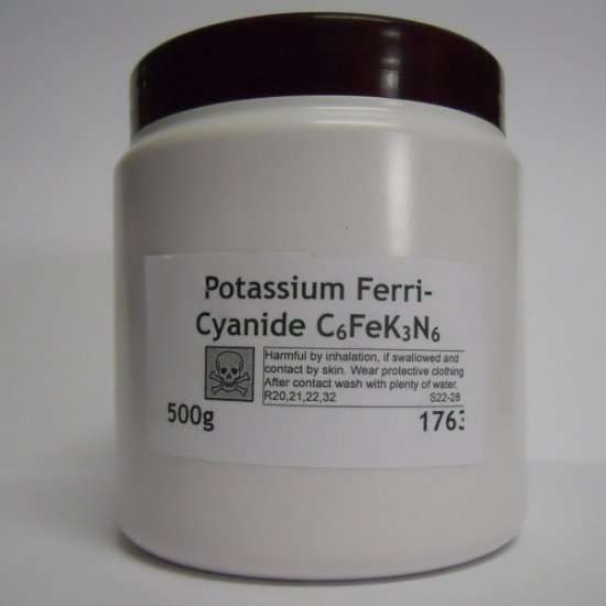 Potassium ferricyanide AR 99 500g