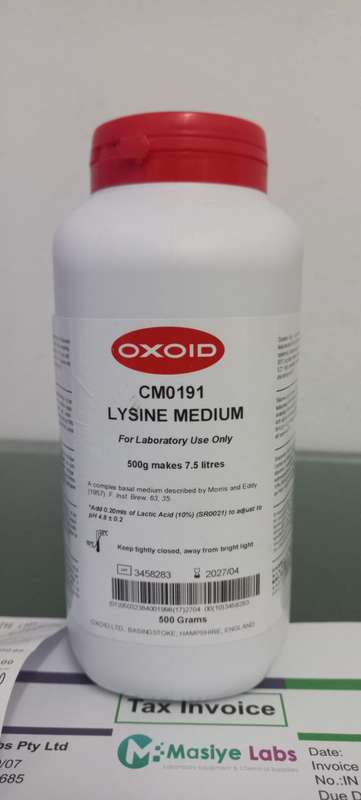 Lysine Medium 500g