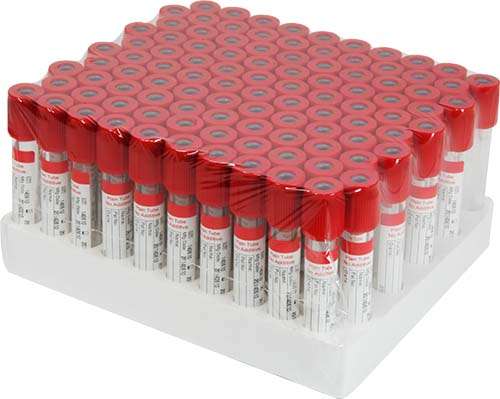 Vacutaner Clot Activator Red Top Tubes 4ml