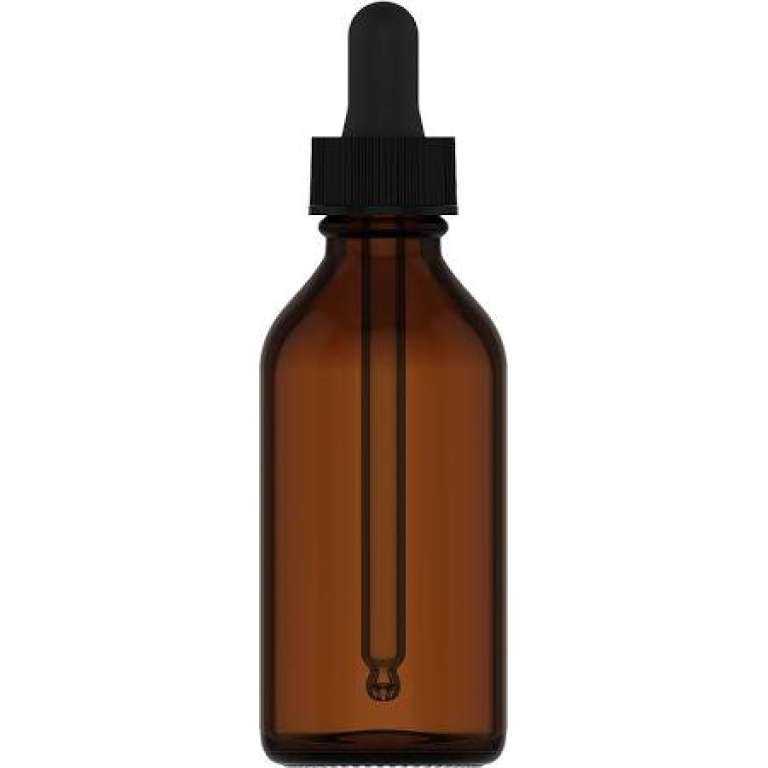 Dropper Bottles Amber Glass Black Lids