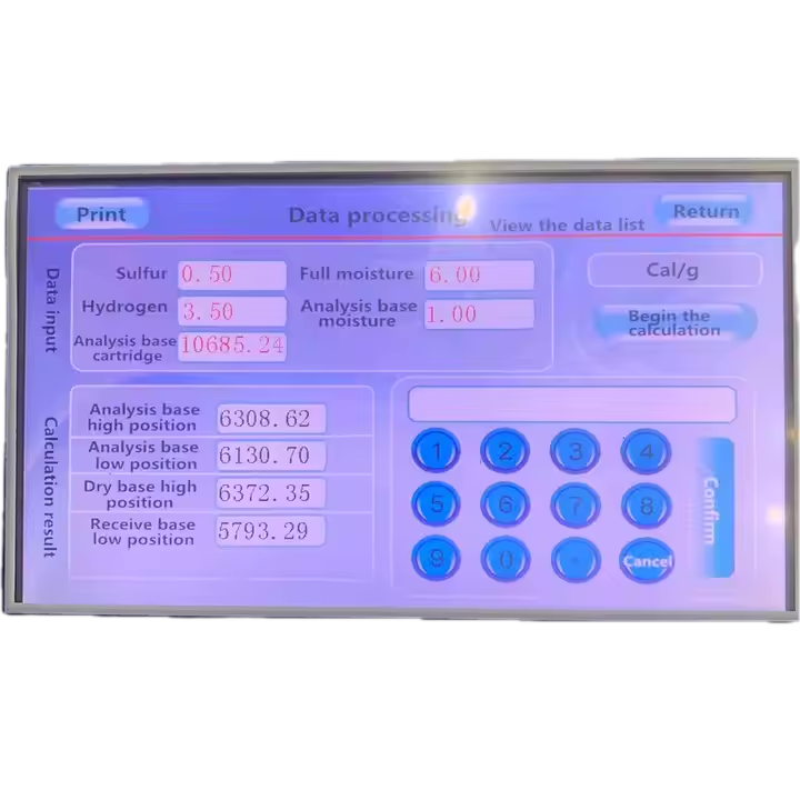 Automatic Oxygen Bomb Calorimeter