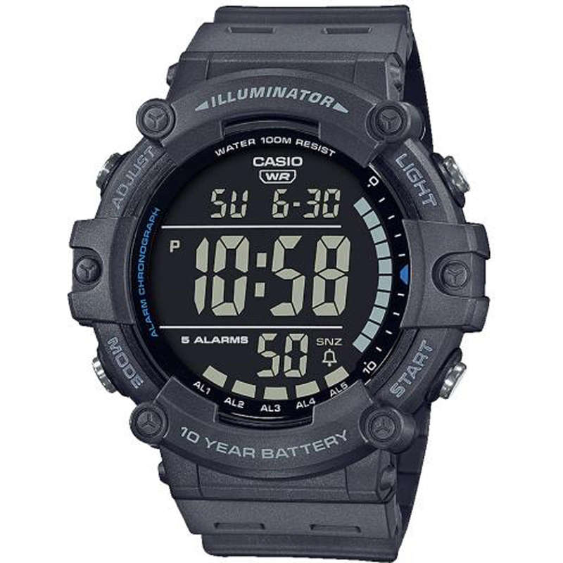 Casio Watch Illuminator World Time Multifunction (ae-1500wh-8bvef) Men's Watch