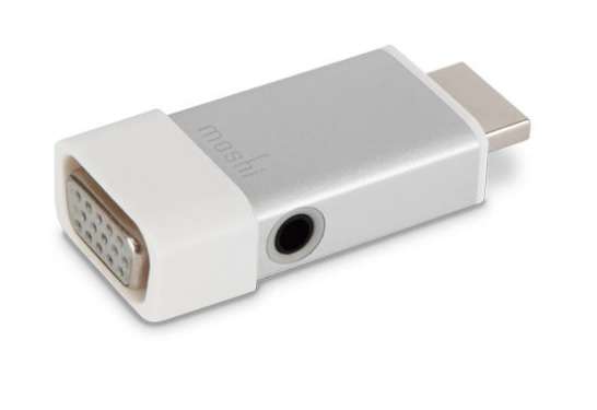 HDMI TO VGA ADAPTOR WITH AUDIO SILVER