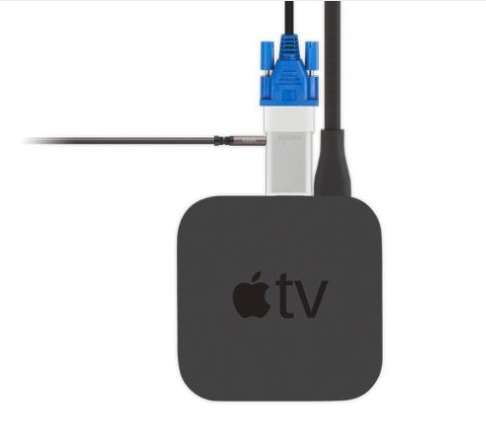 HDMI TO VGA ADAPTOR WITH AUDIO SILVER