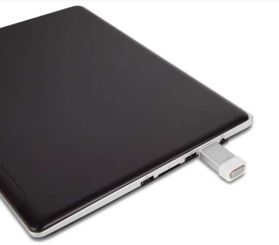 HDMI TO VGA ADAPTOR WITH AUDIO SILVER