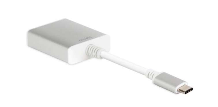 USB-C TO VGA ADAPTOR SILVER