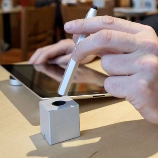 ALUPEN STYLUS WITH CUBE SILVER