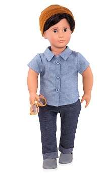 OG CLASSIC BOY DOLL FRANCO 18INCH BROWN HAIR