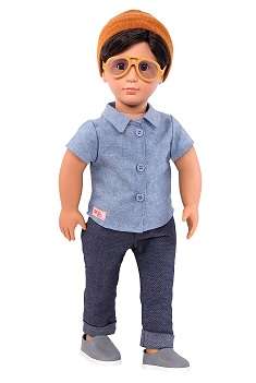 OG CLASSIC BOY DOLL FRANCO 18INCH BROWN HAIR