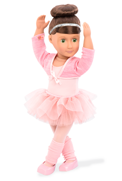 OG DELUXE DOLL W/ BOOK SYDNEY LEE 18INCH BRUNETTE