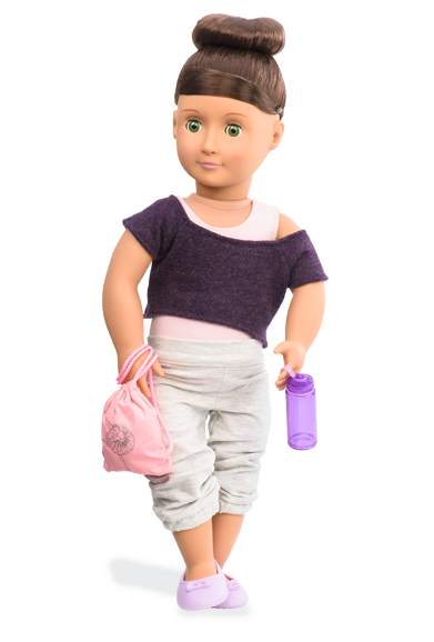 OG DELUXE DOLL W/ BOOK SYDNEY LEE 18INCH BRUNETTE
