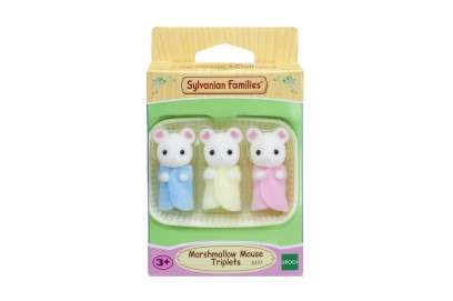 Marshmallow Mouse Triplets