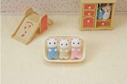 Marshmallow Mouse Triplets