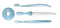 INFANT TOOTHBRUSH SET - 3PC BLUE