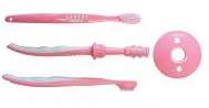 INFANT TOOTHBRUSH SET - 3PC PINK