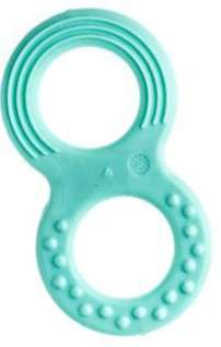 RUBBER TEETHER - GREEN
