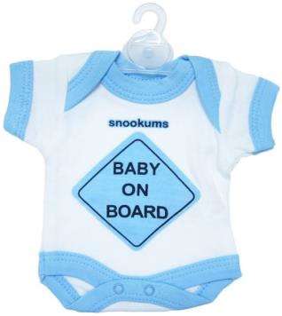 BABY ON BOARD BABYGROW - BLUE