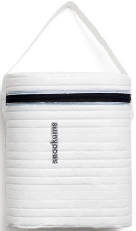 DOUBLE WIDE NECK BOTTLE CARRIER - WHITE