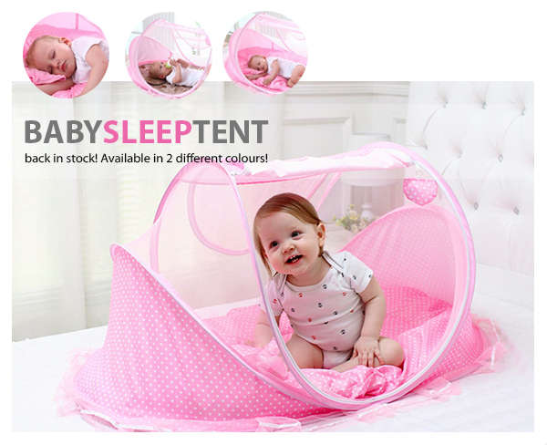 LARGE Baby Sleeping Tent - PINK